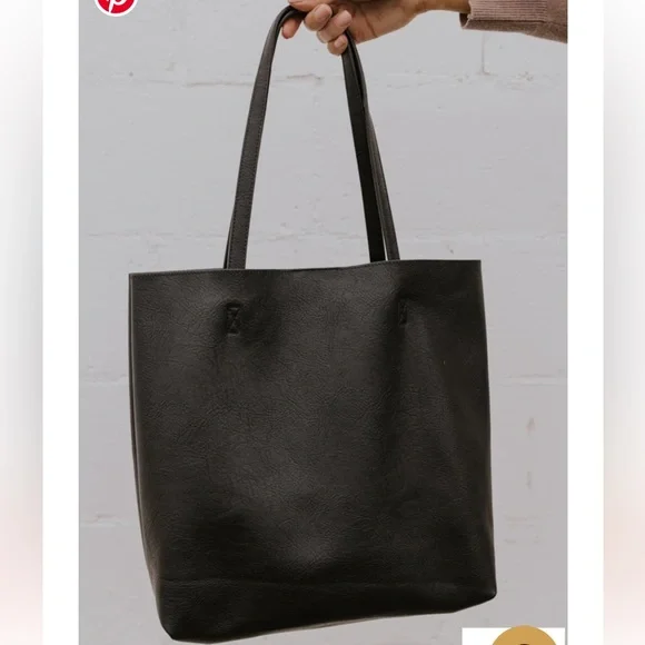 Roolee “The Icon Handbag” in Black Tote Purse - Picture 5 of 16